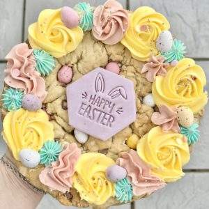 easter cookie wreath